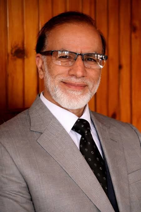 Portrait of Dr. Mushtaq Ahmad Margoob, founder of SAWAB