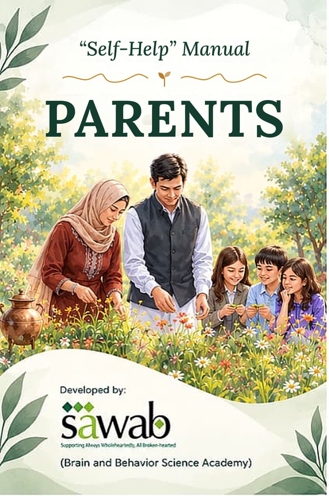 Cover of the SAWAB self-help manual for Parents