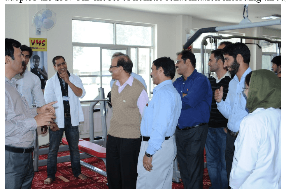 SAWAB and Voluntary Medicare Society rehabilitation setting